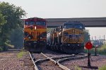 Grain train traffic jam